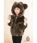 Brown children's fur