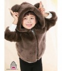 Brown children's fur