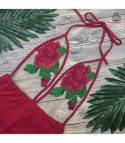 Body transparent red roses