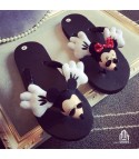 Minnie and Mickey flip-flops
