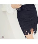 Lace Asymmetric skirt