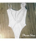 White plomb one-piece