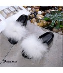 Fluffy slippers
