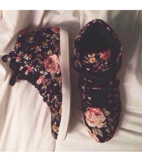 Sneakers Flowers