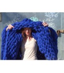 Coperta lana maxi knitt