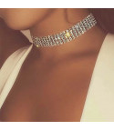 Fine rhinestone necklace
