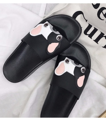 Bulldog French slippers