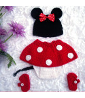 Mickey Mouse crochet baby outfit