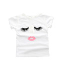 T-shirt baby eyelash