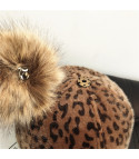 Leopard visor cap