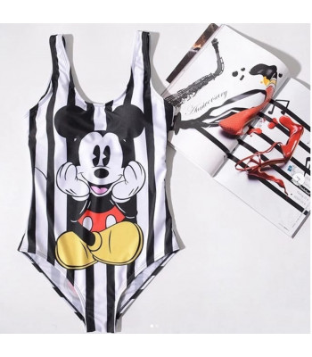 Costume intero cartoon - Mickey Mouse stripe