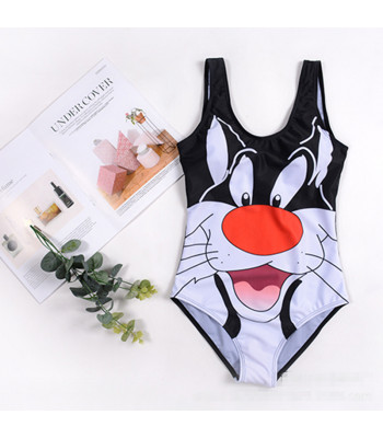 Cartoon one-piece swimsuit - Sylvester Cat