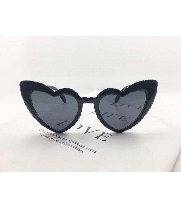 Yves Saint Laurent Tortoise Shell Acetate LouLou Oversized Heart Sunglasses  - SL181 | Yoogi's Closet