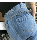 Jeans a vita alta asimmetrik