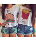 T-shirt Best Friend Fastfood
