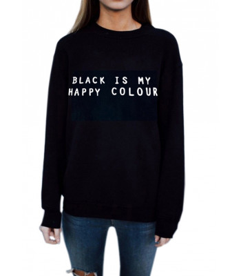 Felpa Black is my happy color