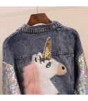 Unicorn denim jacket