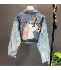 Unicorn denim jacket