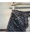 Sequin Gy studded shorts