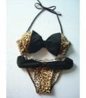Bikini Leopard Bow