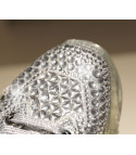 Mirror metalrhinestone sneakers