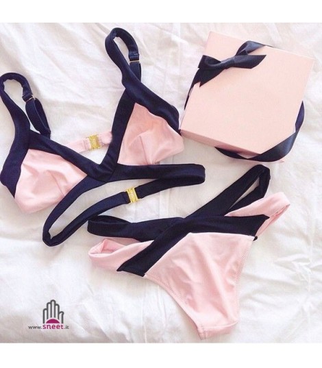 Bikini black and pink