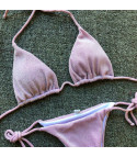 Lurex triangle bikini