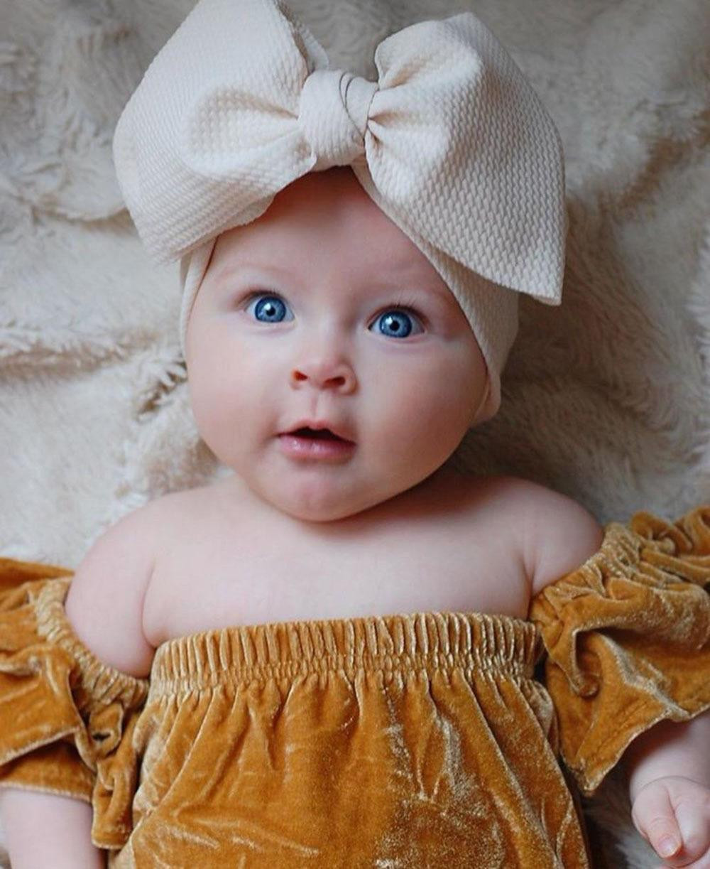 fascia con fiocco neonata