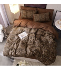 Leopard brown sheet set