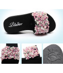 Pearl and rhinestone slippers