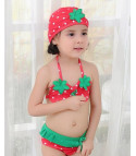 Strawberry baby bikini
