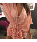 Cover-up ruffles