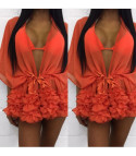 Cover-up ruffles