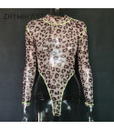 Greenprofyle animal print bodysuit