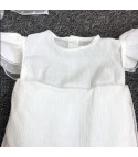 Baby littepois white dress