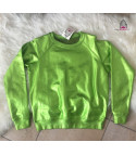Green metallic sweatshirt