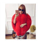 Red heart fur