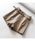 High-waisted eco-friendly shorts