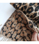 Maxi sciarpa leopard