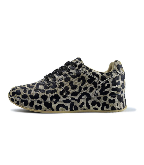 leopard glitter sneakers