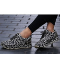 Sneakers leopard glitter