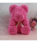 3D rose teddy bear