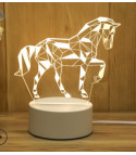 3D transparent lamps