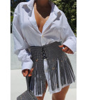 Skirt in strass with bodice