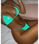Bikini Triangle PVC Rosty