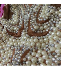 Luxury body pearls illusion