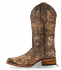 Low-crocodyle Texan boot