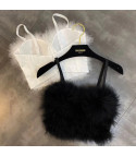 Top ostrich feather band