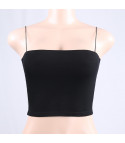 Thin straps short top