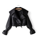 Shortbow eco-leather jacket